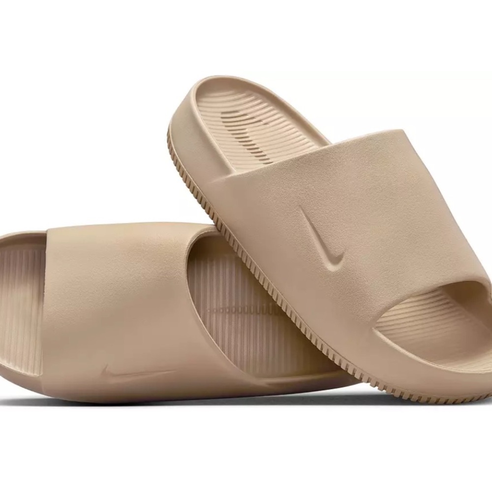 Nike men’s Calm Slide Sandals in khaki